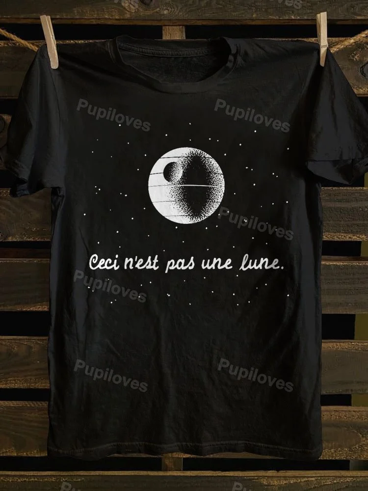 Pupiloves Pupiloves This Is Not A Moon T-shirt