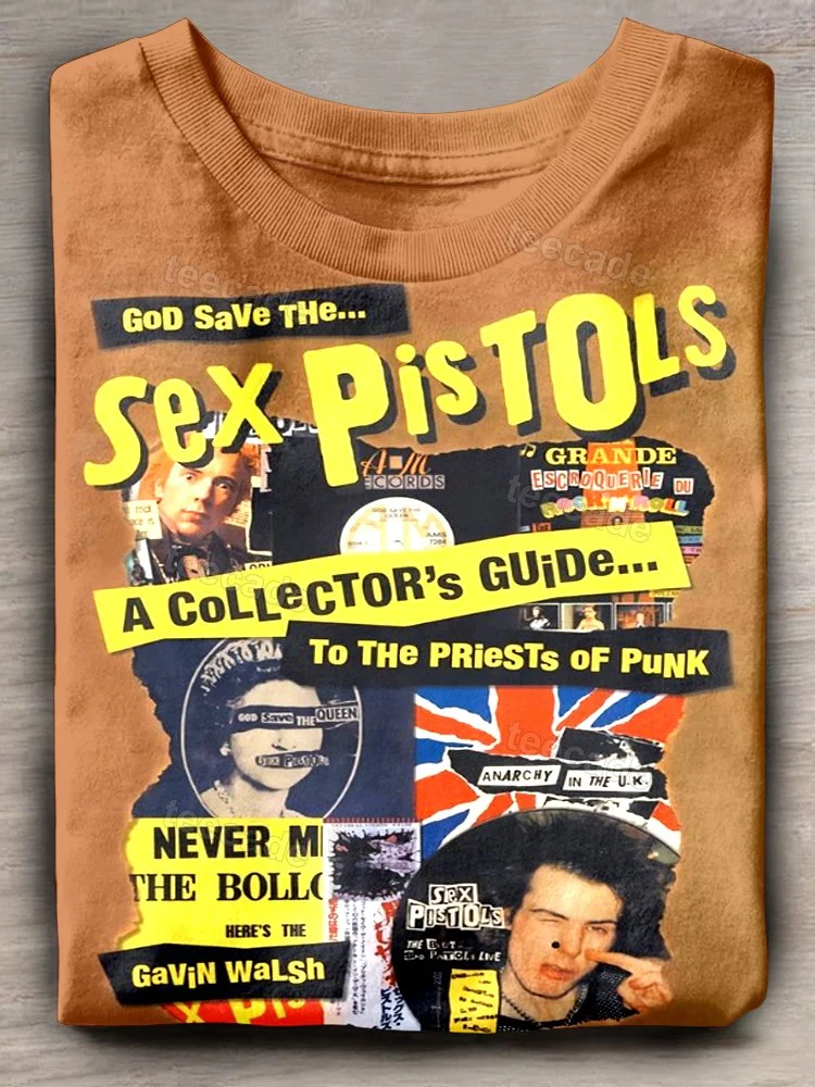 Teecade Sex Pistols Band Art Print T-shirt