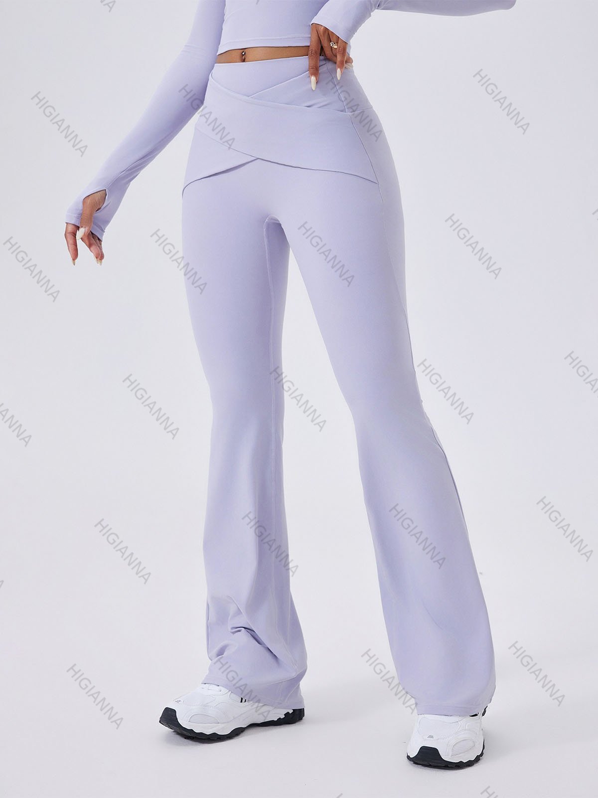 High-Waisted Flared Pants - HIGIANNA&reg;