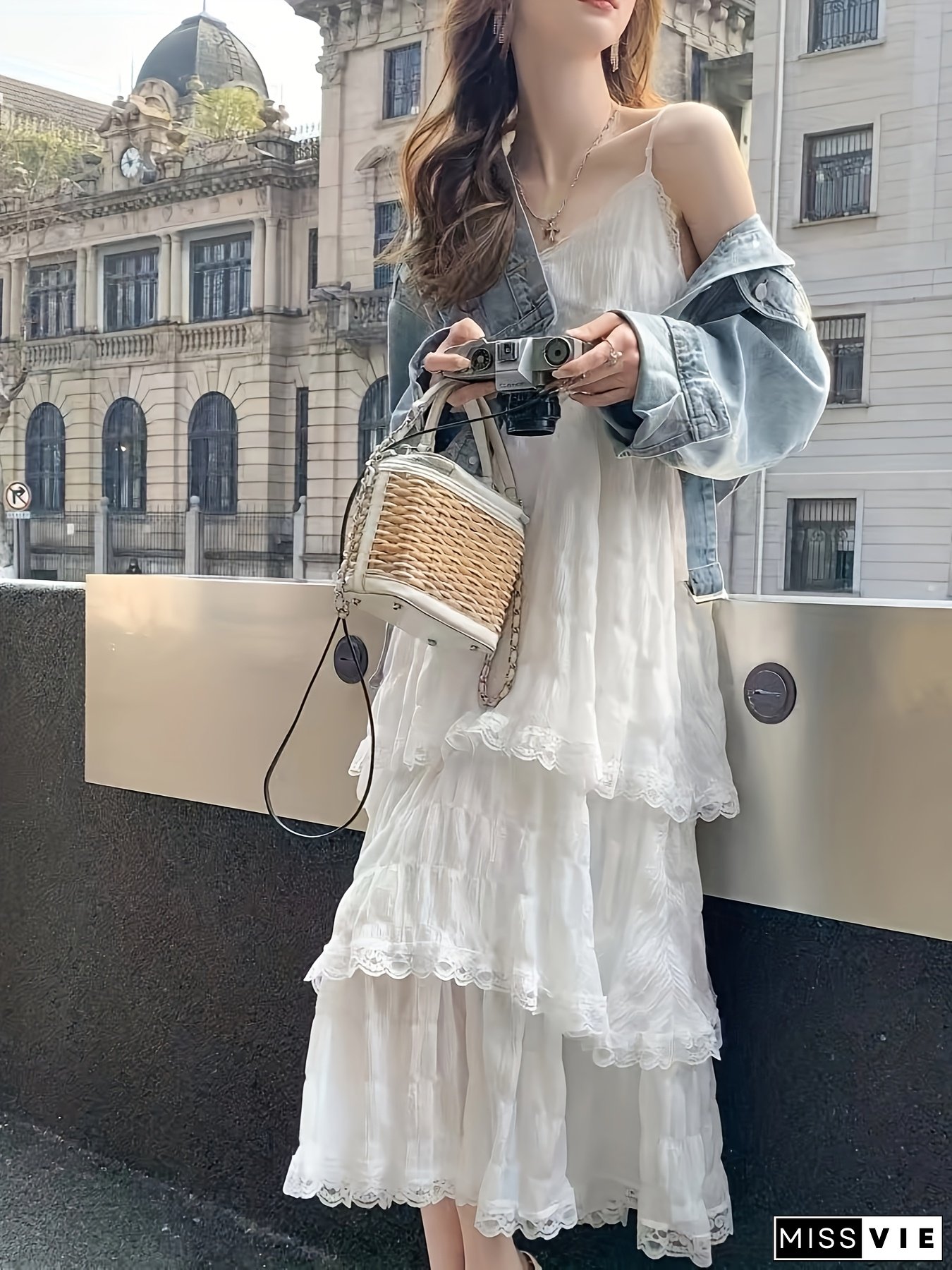 Women's Elegant Black A-Line Maxi Dress With Spaghetti Straps & Lace Trim - Lightweight Breathable Summer Dress For Casual, Beach, Or Formal Occasions, Chic Dress, Beachwear Essential, Nontransparent Fabric