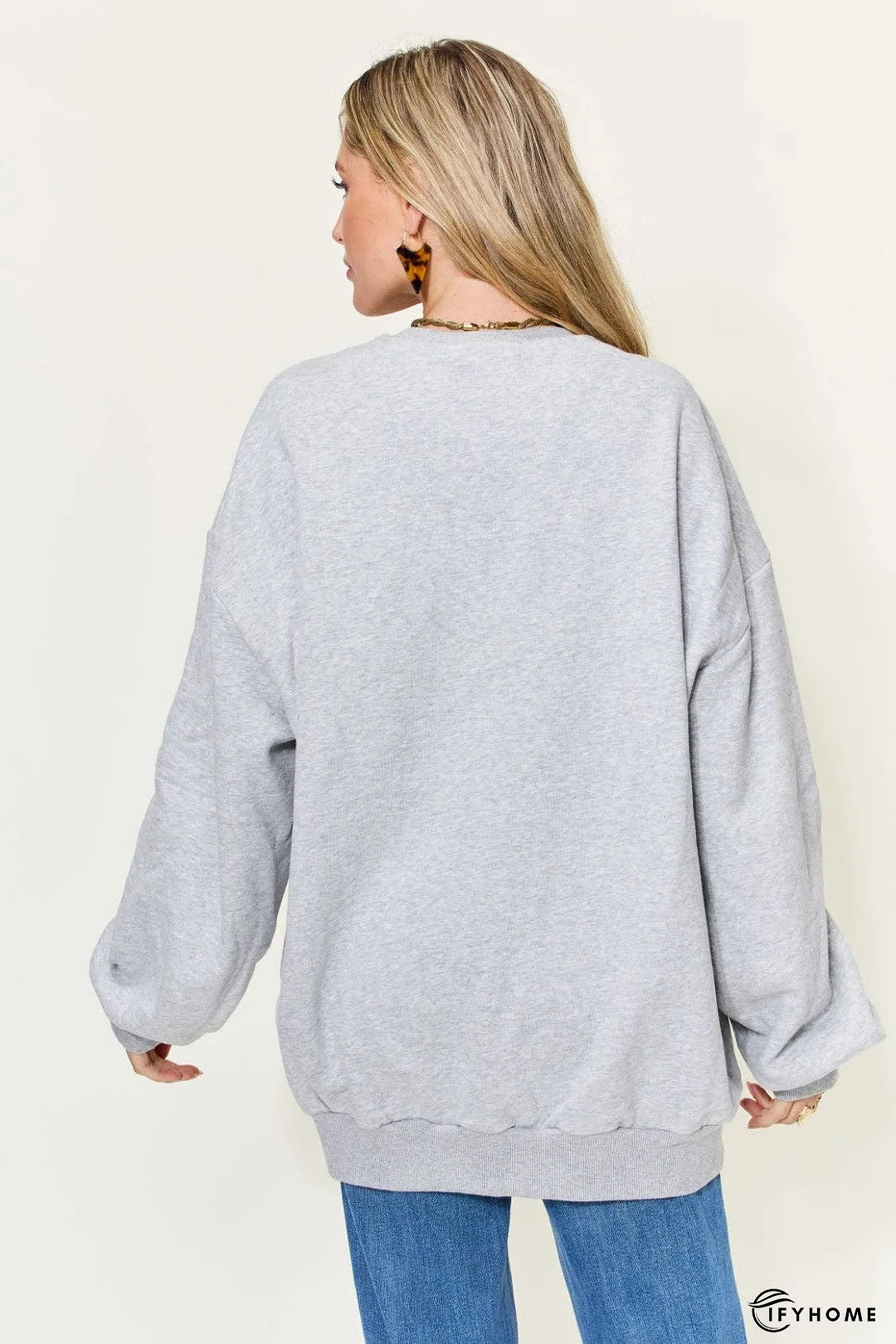 Simply Love Full Size Graphic Long Sleeve Sweatshirt | IFYHOME
