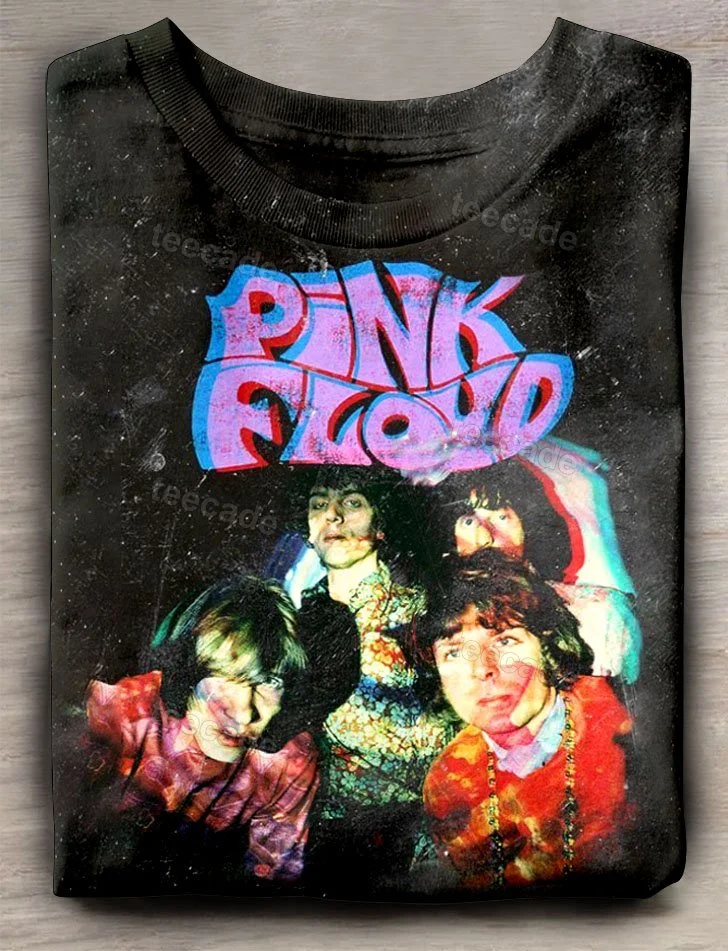 Teecade Teecade Pink Floyd Band Lens Art Print T-shirt