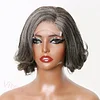 Salt & Pepper Bob Style Glueless Loose Wave Wig 