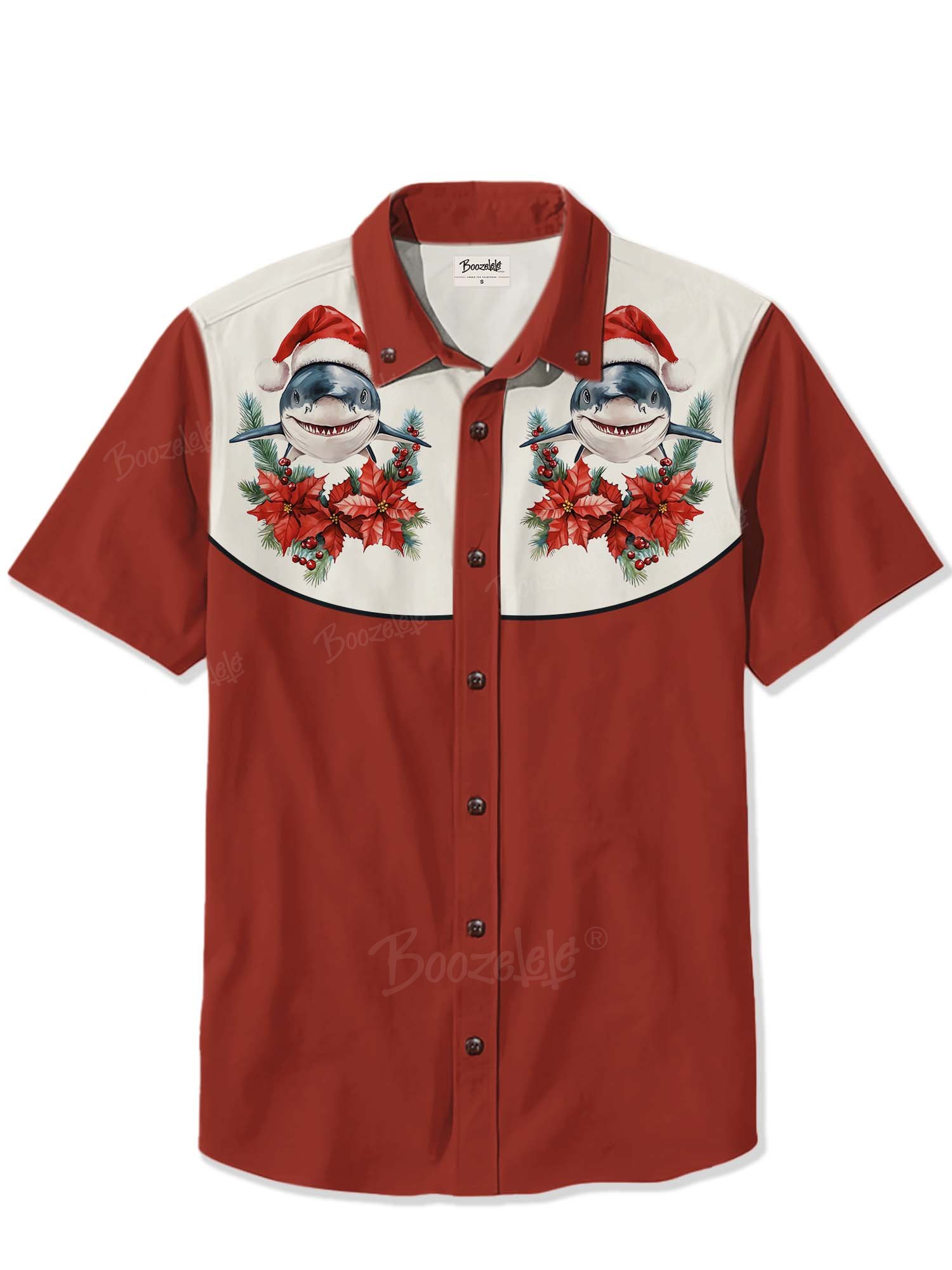 Christmas Shark - 100% Cotton Shirt