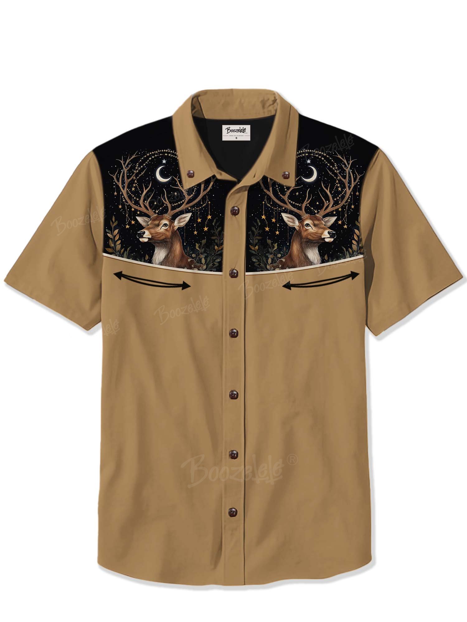 Moose In The Moonlight - 100% Cotton Shirt