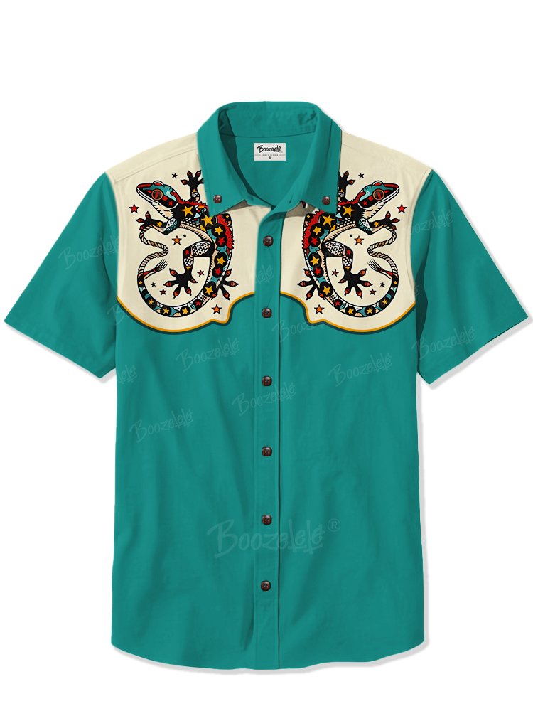 Gecko Tattoo - 100% Cotton Shirt