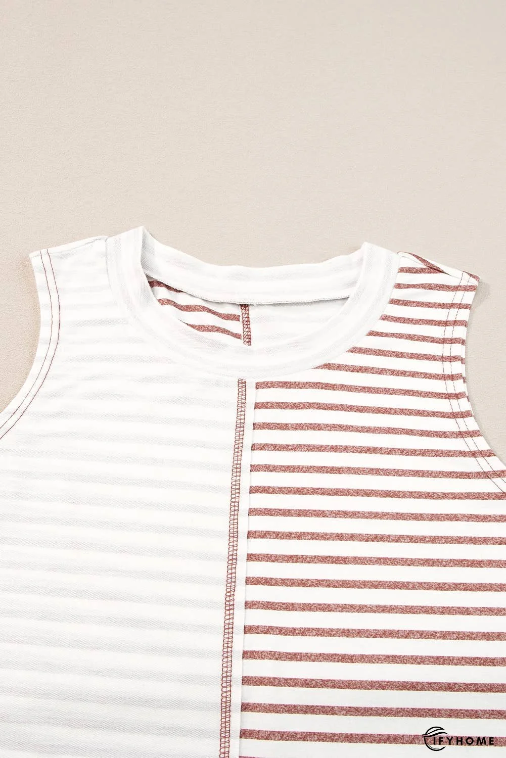 Colorblock Loose Tank Top | IFYHOME