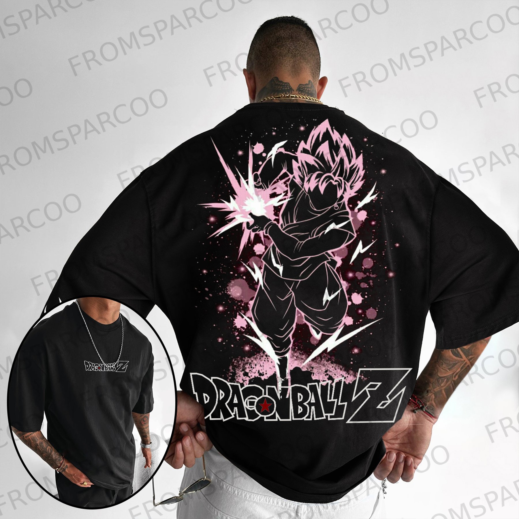 Casual Cartoon Letter Printed T-shirt