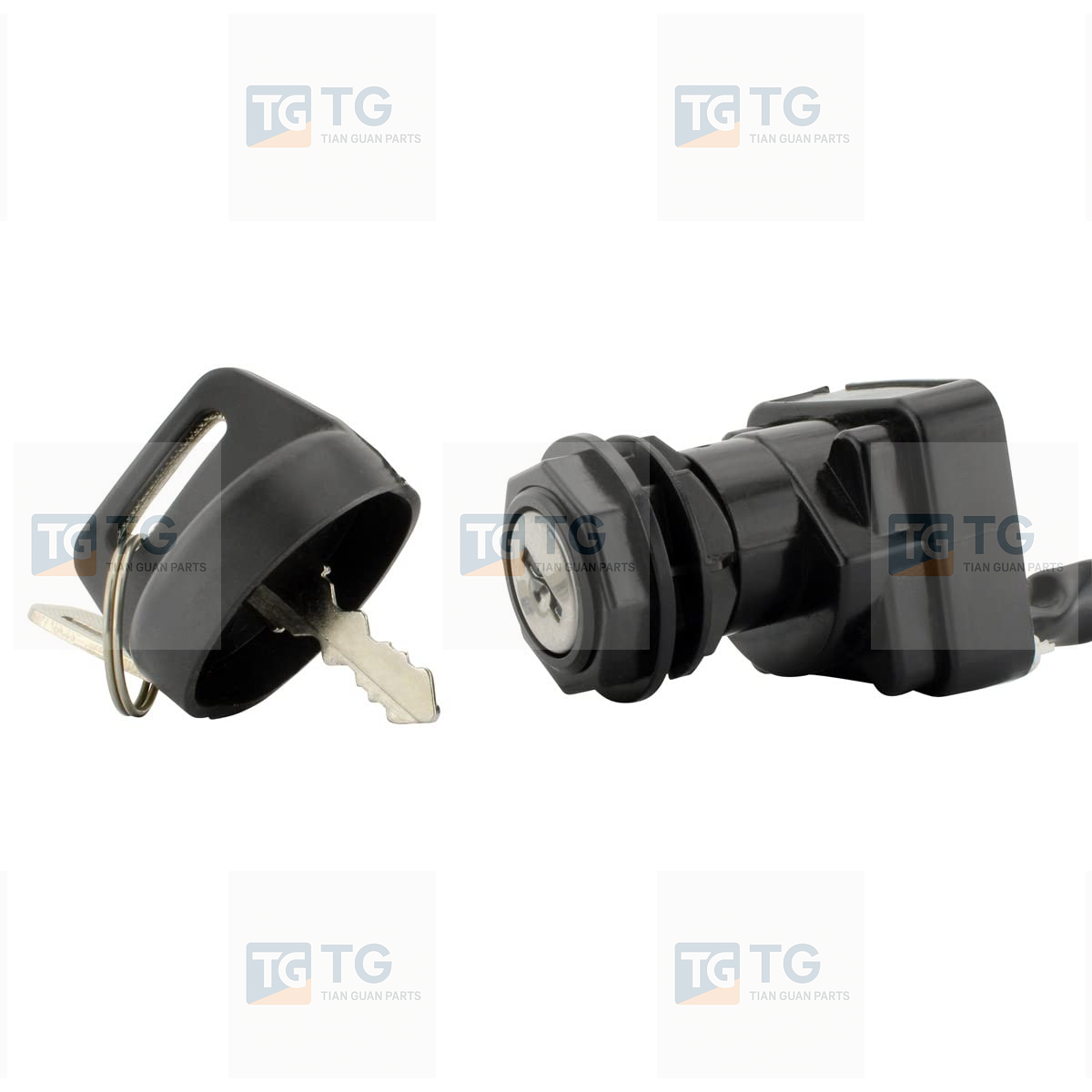 Caltric Ignition Key Switch Compatible with Suzuki Quadracer 450 Ltr450 Lt-R450 2006-2009  37110-45G00   37110-45G01
