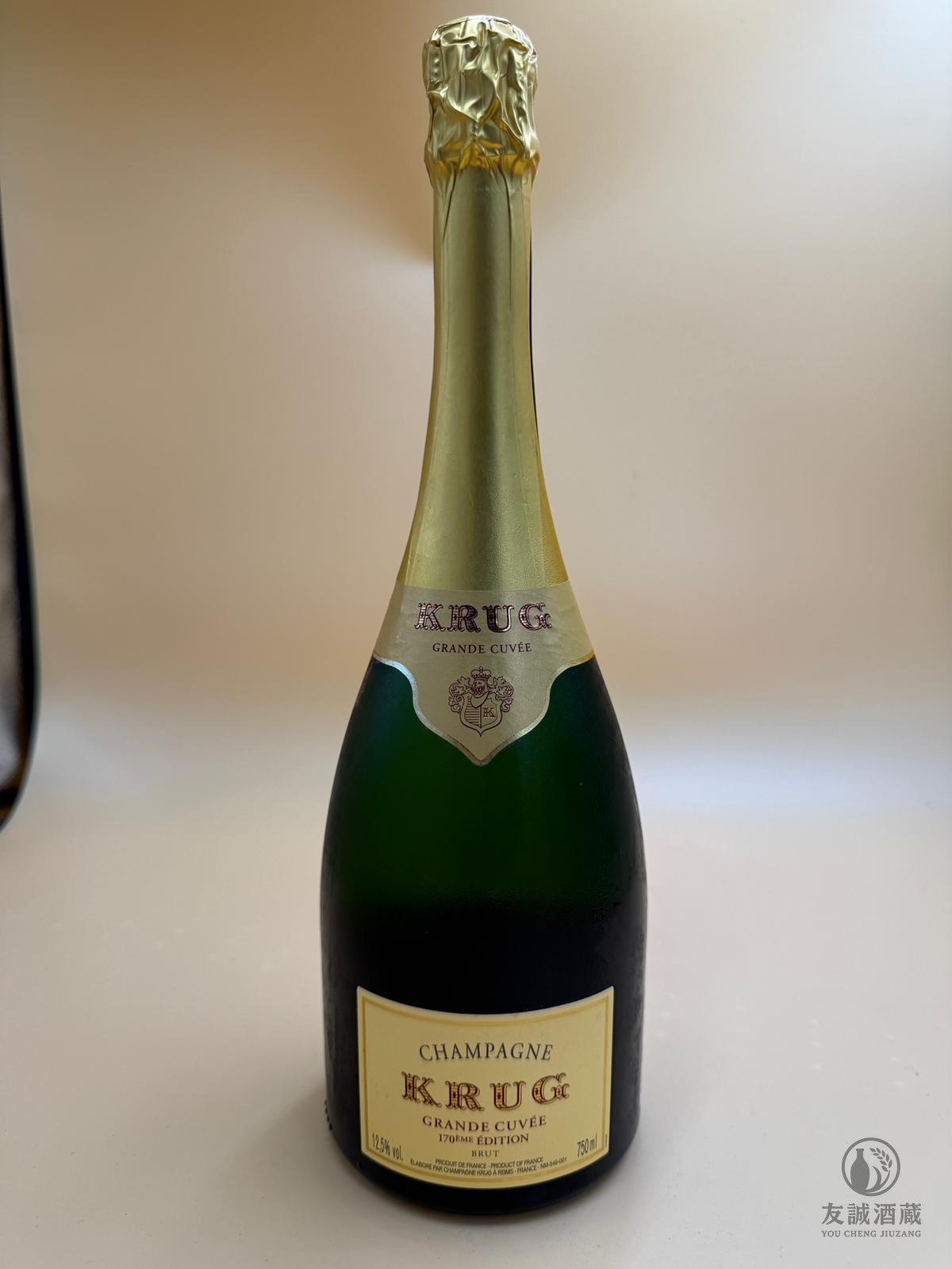【0198】庫克 Krug Grande Cuv&eacute;e 170版｜窖藏潛力｜完美全品相｜$1,500 友誠酒藏