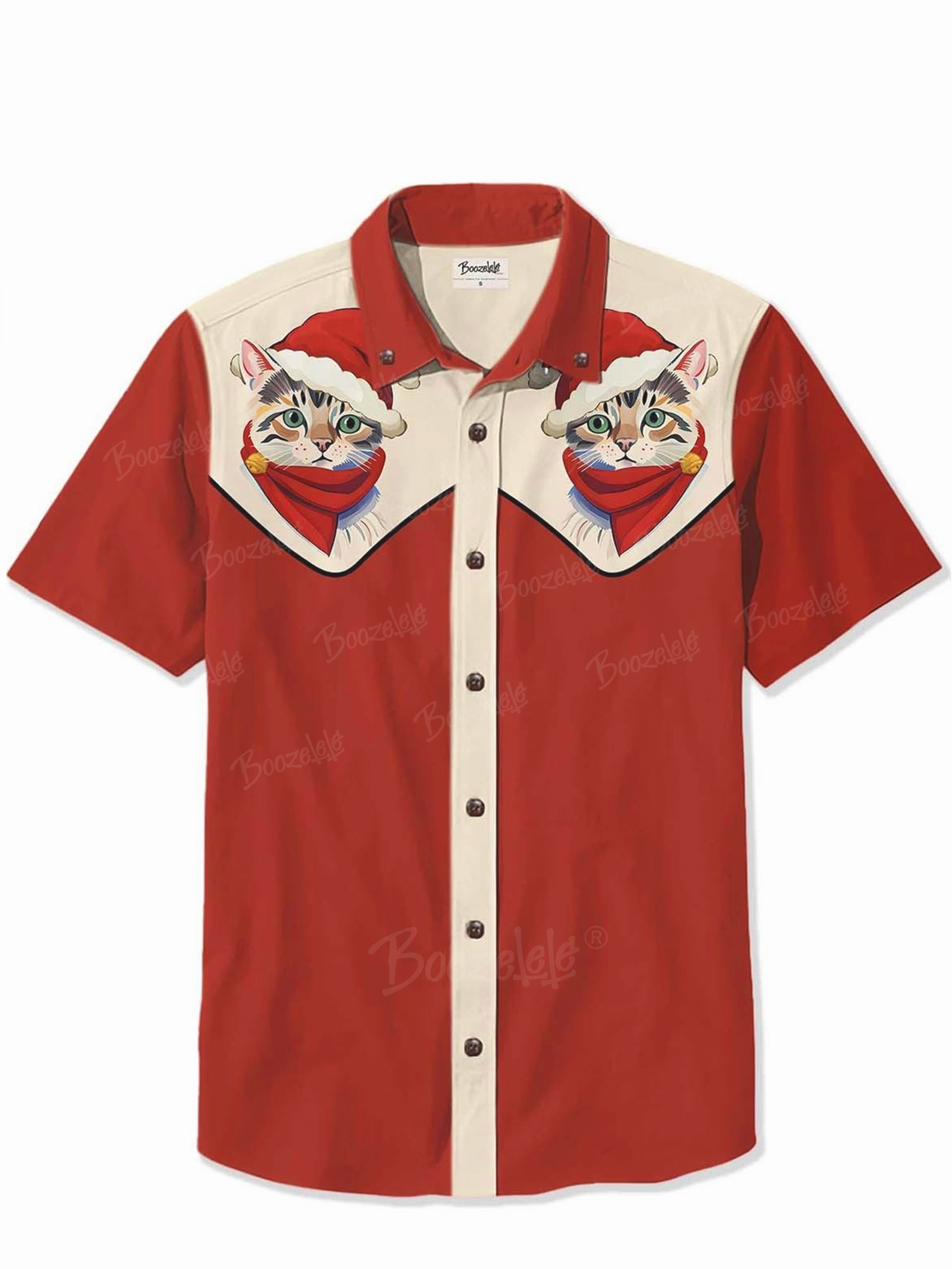 【Clearance】Cat Christmas - 100% Cotton Shirt