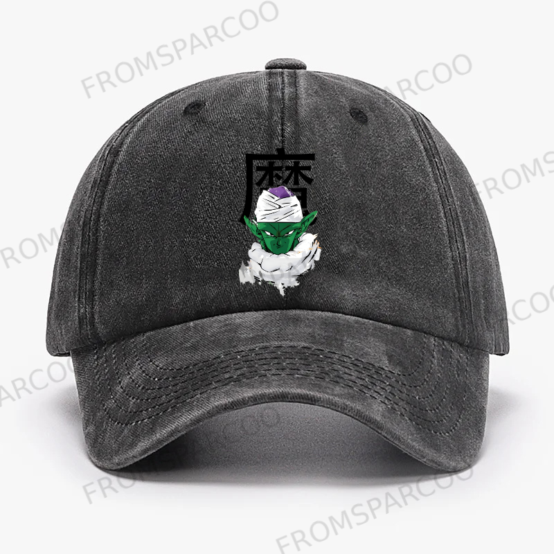 Anime Villain Print Baseball Cap