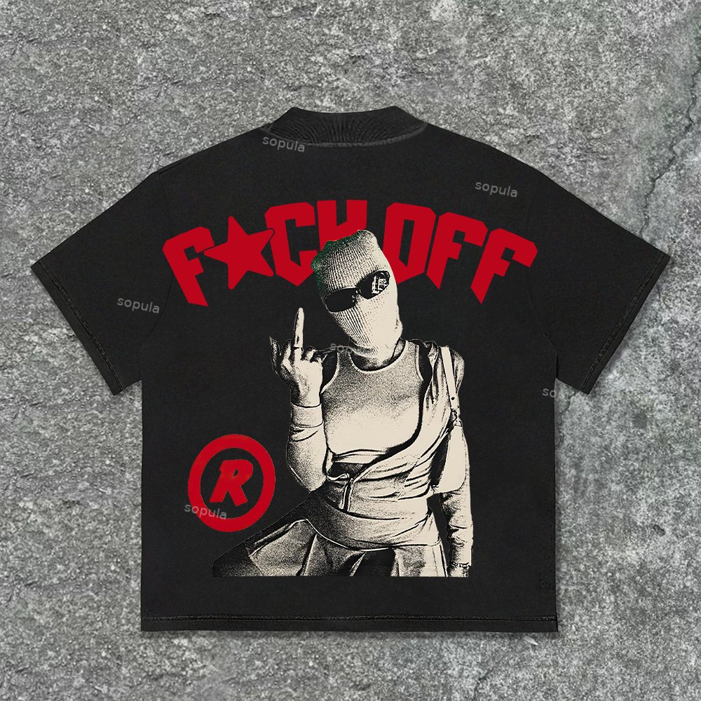 Sopula Studio Vintage Y2k Street Graphic Print Cotton T-Shirt