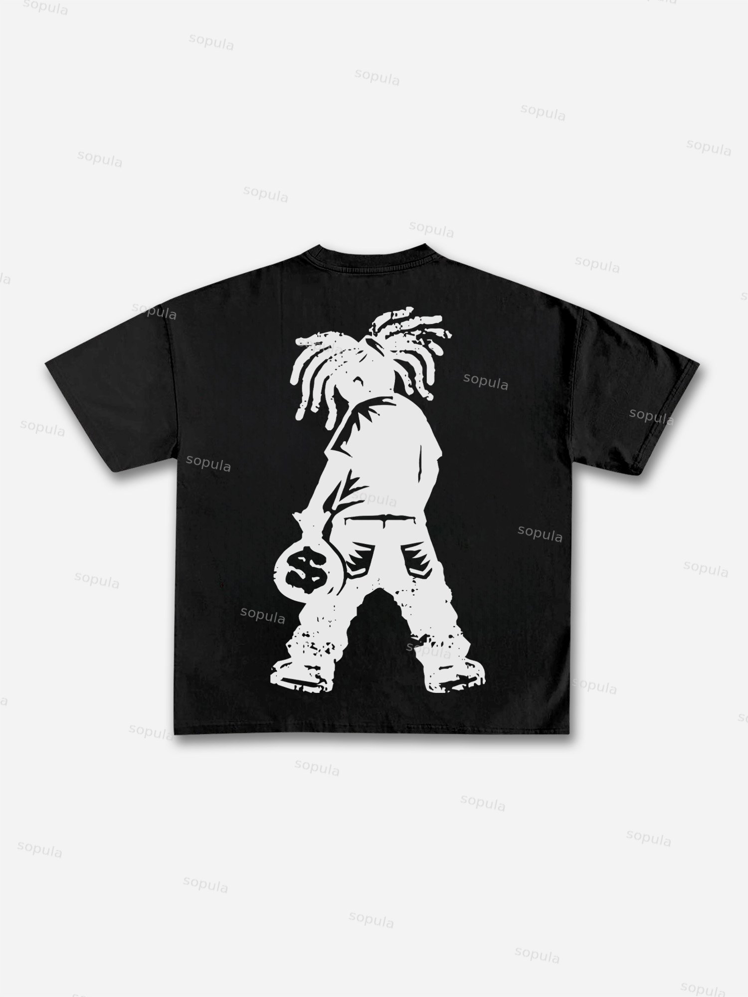 Sopula Street Star Logo Graphic Cotton T-shirt