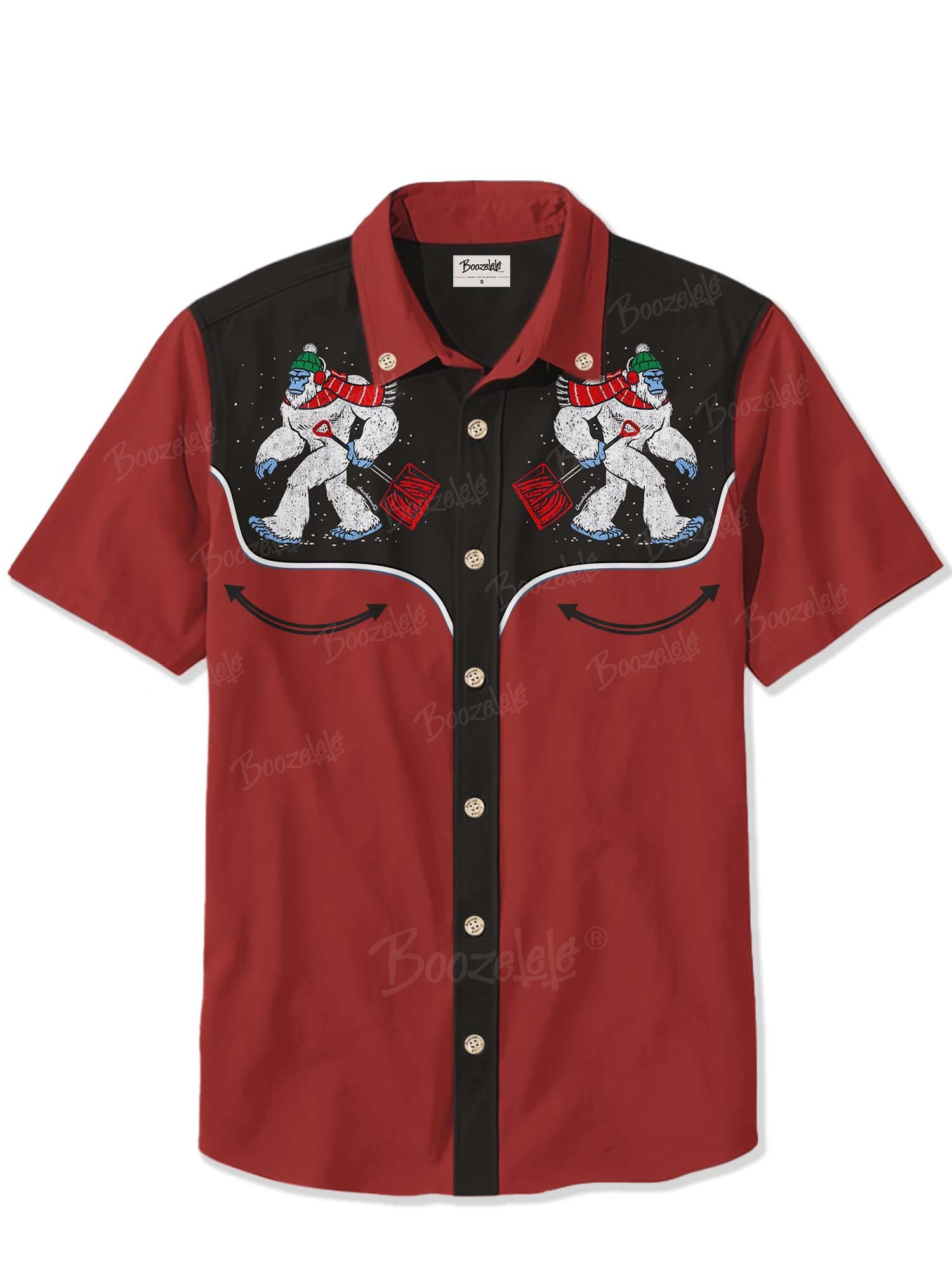 Christmas Yeti Snowman - 100% Cotton Shirt