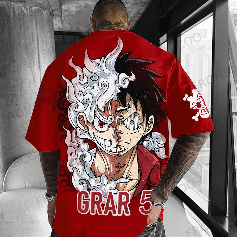Casual Anima Design Short Sleeves T-shirt