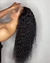 Black Brazilian Long Water Curly Wig For Women