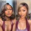  Ready-to-Wear Highlight Bob Wig &ndash; Glueless Short Layered Wig