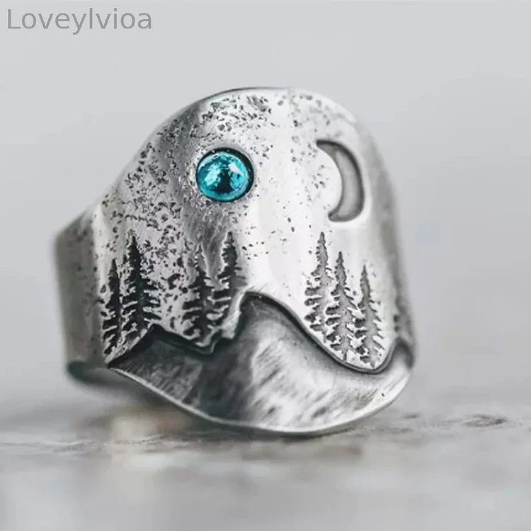 🎁Forest Blue Moon Ring