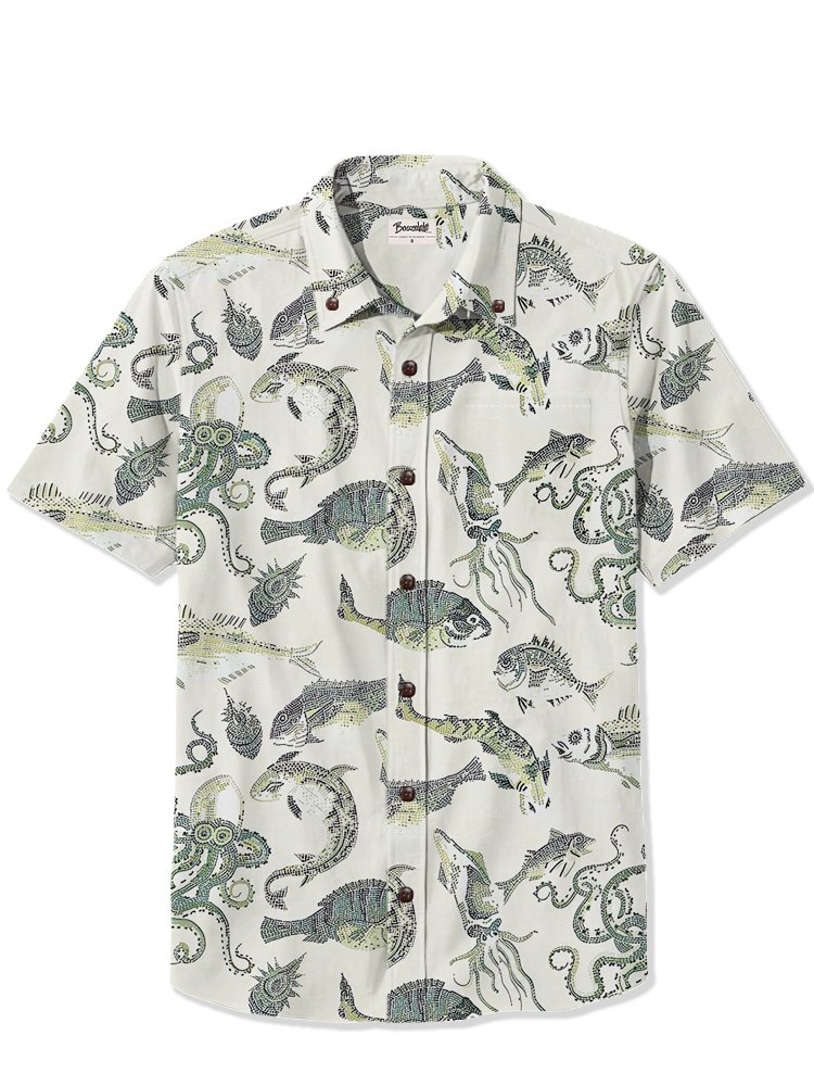 Marine Life - 100% Cotton Shirt