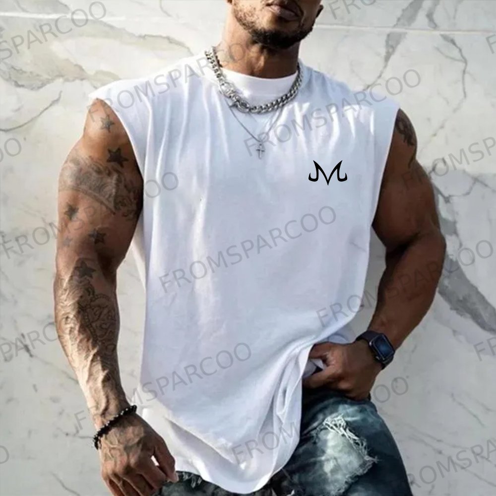 Unisex Dragon Ball Anime Rage BUU Printed Fitness Tank Top