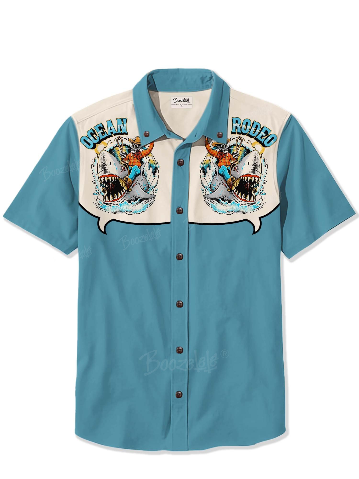 【Naufal Naashih Ulwan X Boozelele】Ocean Rodeo - 100% Cotton Shirt