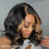 Hot Sale Glueless Mixed Blonde Short Bob Body Wave Wig For Women