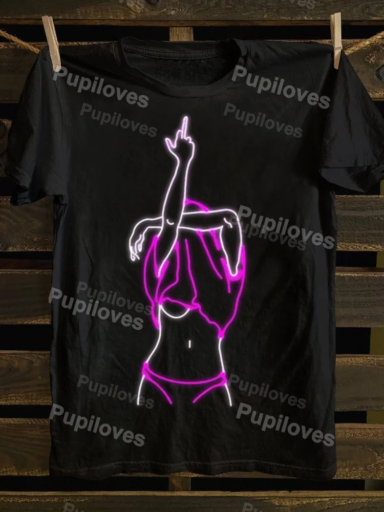 Pupiloves Pupiloves Middle Finger T-shirt