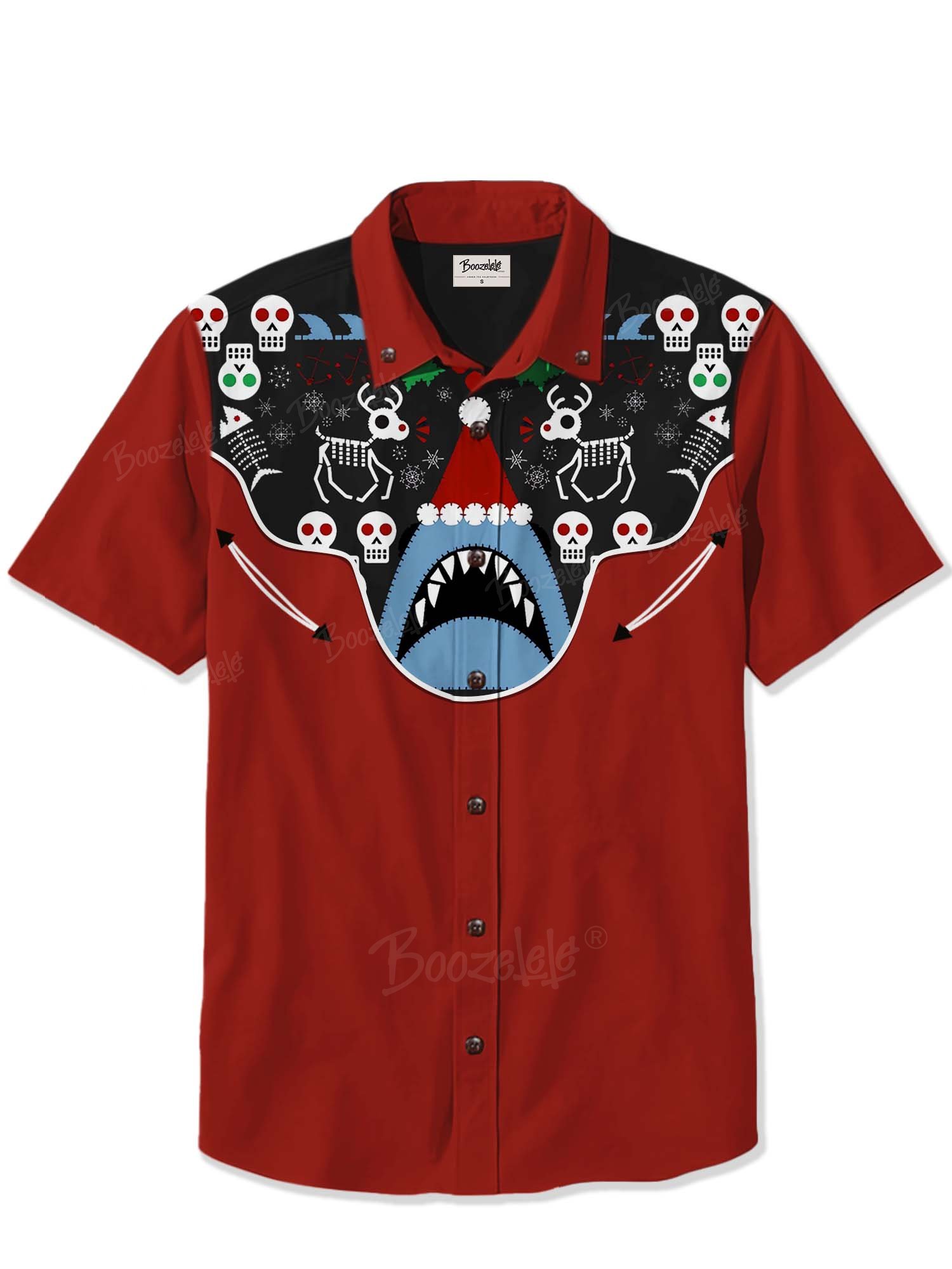 Christmas Shark - 100% Cotton Shirt