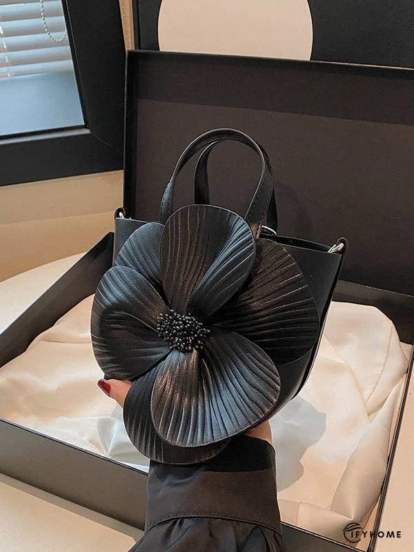 Flower Shape Pleated Split-Joint Bags Crossbody Bags Handbags Tote Bags | IFYHOME