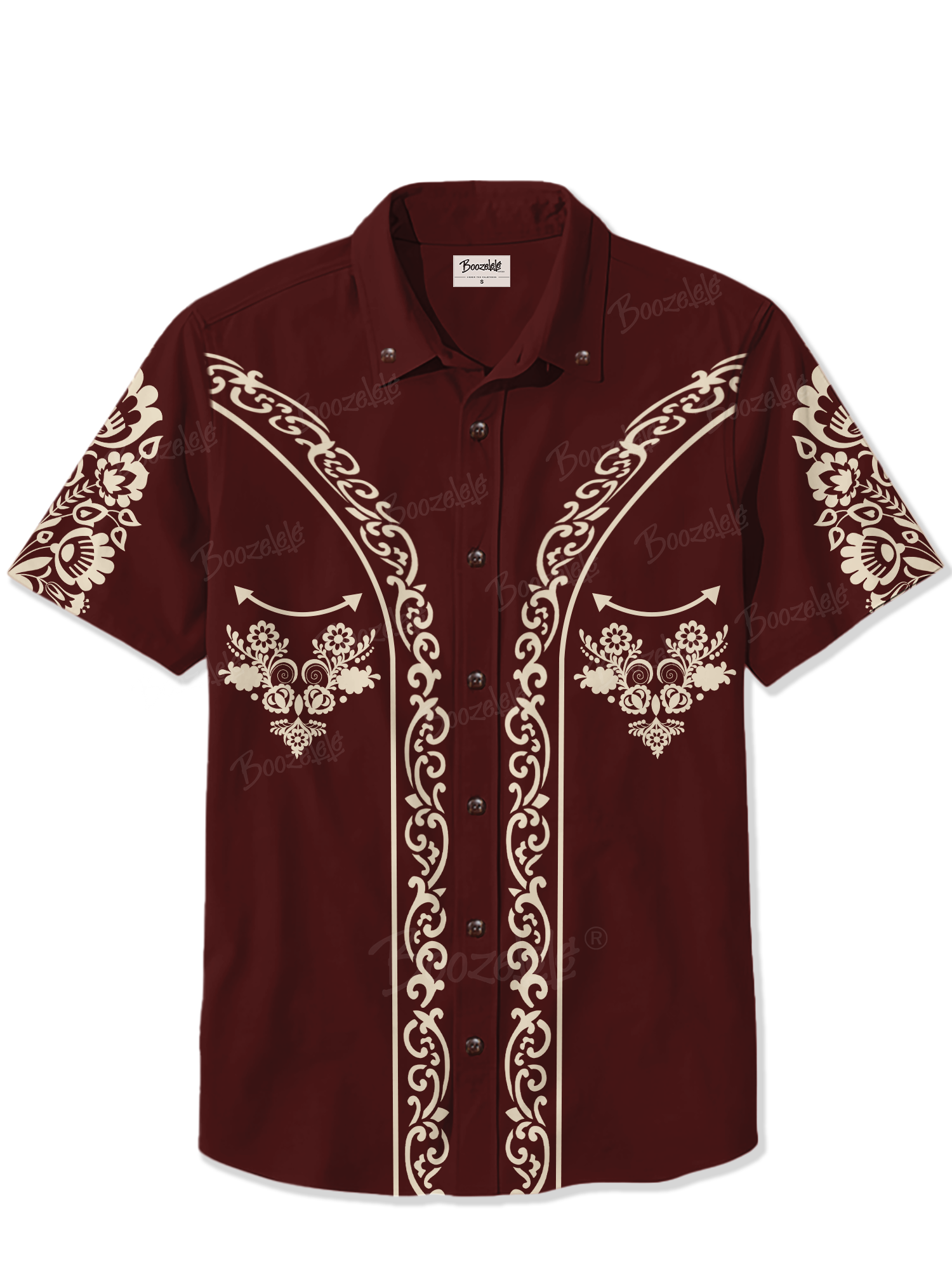 Western Retro Pattern- 100% Cotton Shirt