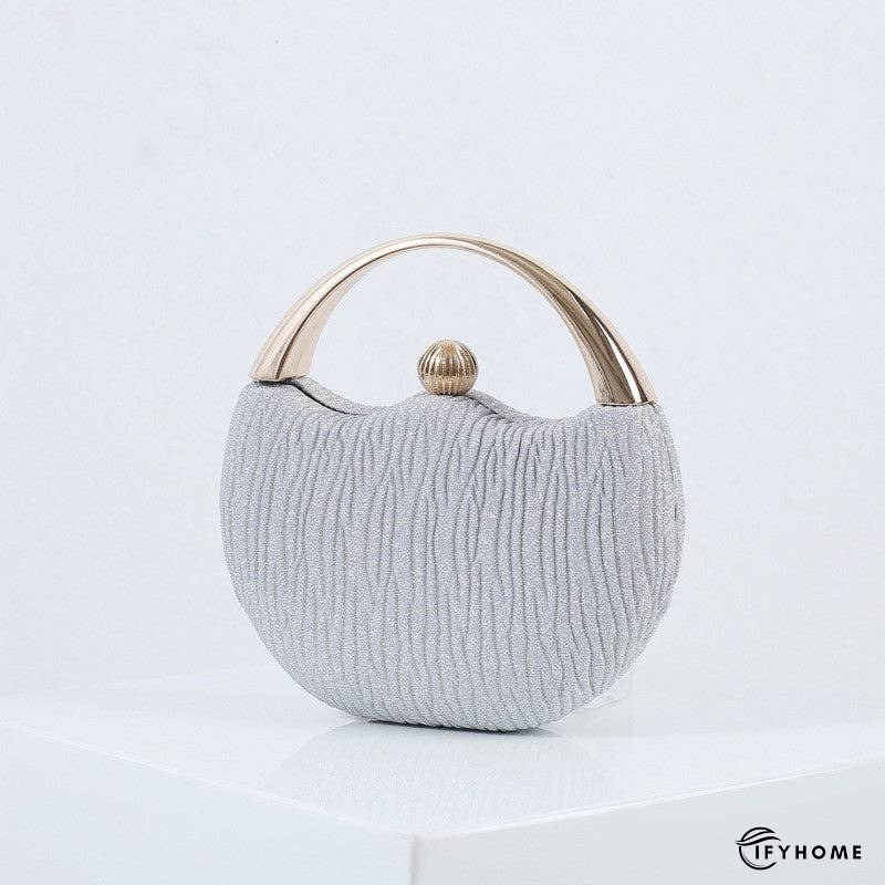 Stylish Vintage Pink Round Arc Evening Clutch | IFYHOME