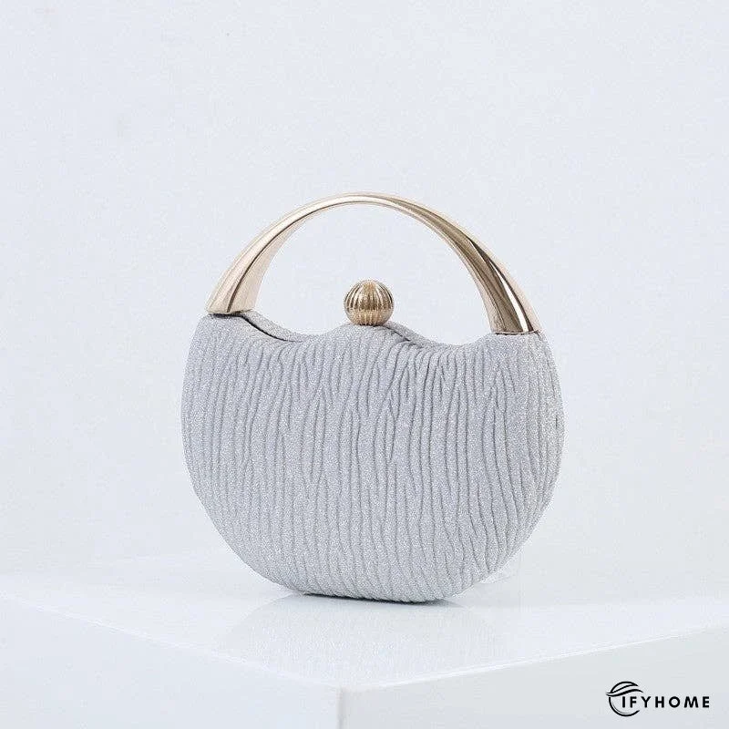 Stylish Vintage Pink Round Arc Evening Clutch | IFYHOME