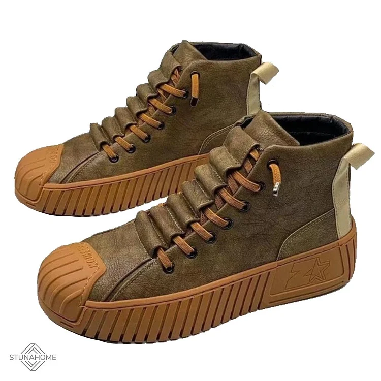 Men Ankle Boots Nonslip Anti-shock Winter Orthopedic Shoes shopify Stunahome.com