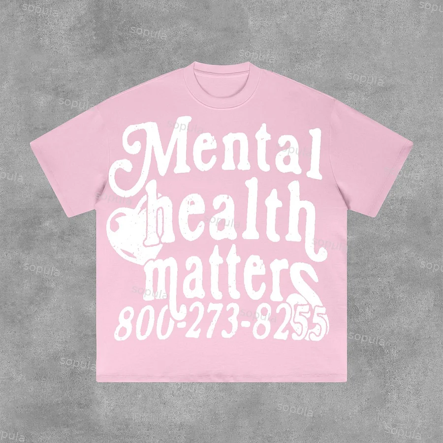 Mental Health Matters 100% Cotton T-Shirt
