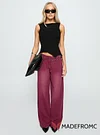 Paltrow Cargo Jeans Washed Burgundy