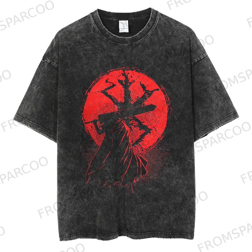 "Blood Moon" Vintage Oversized T Shirt