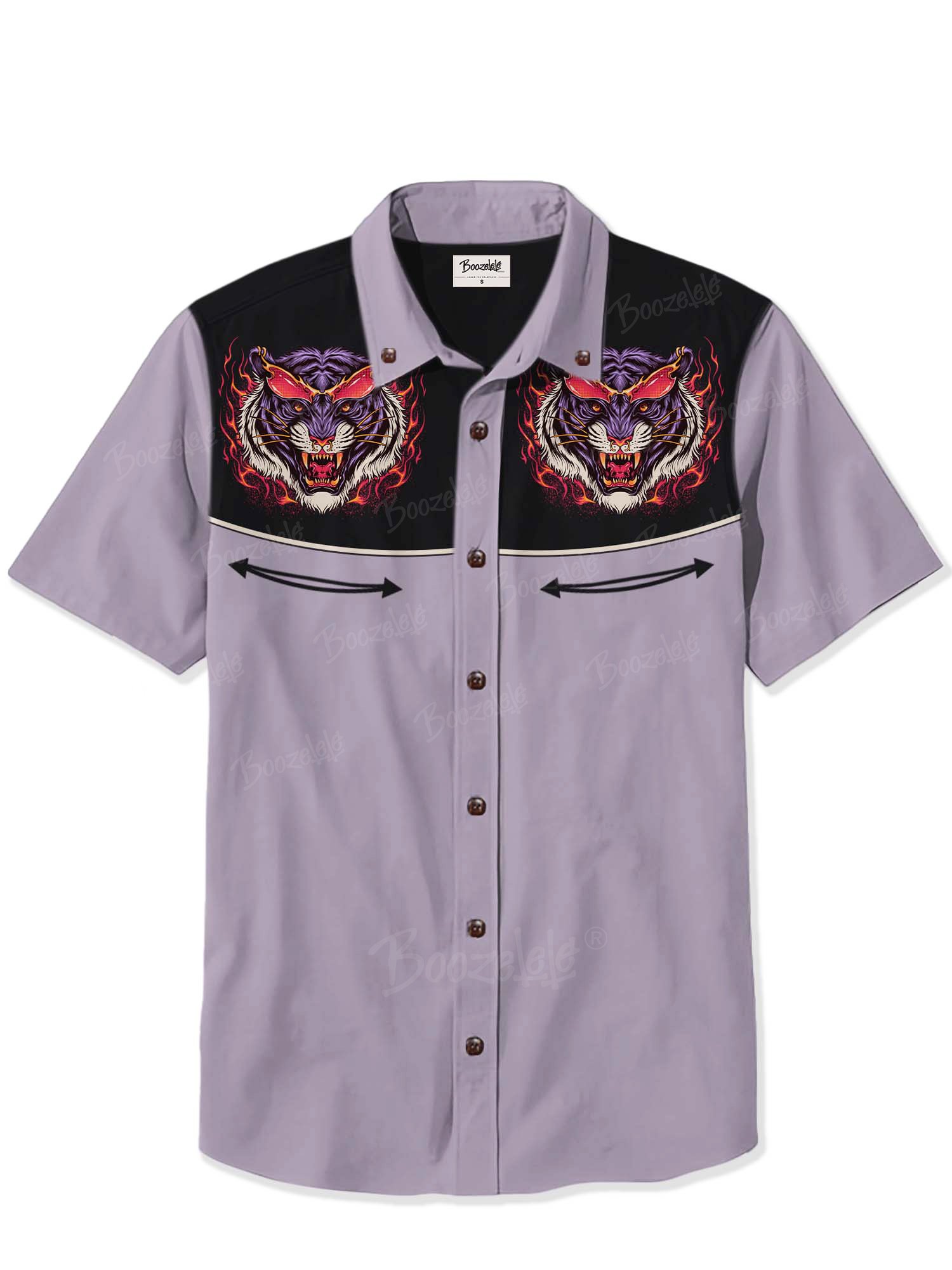【Yusuf Muhaimin X Boozelele】Tiger Beast - 100% Cotton Shirt