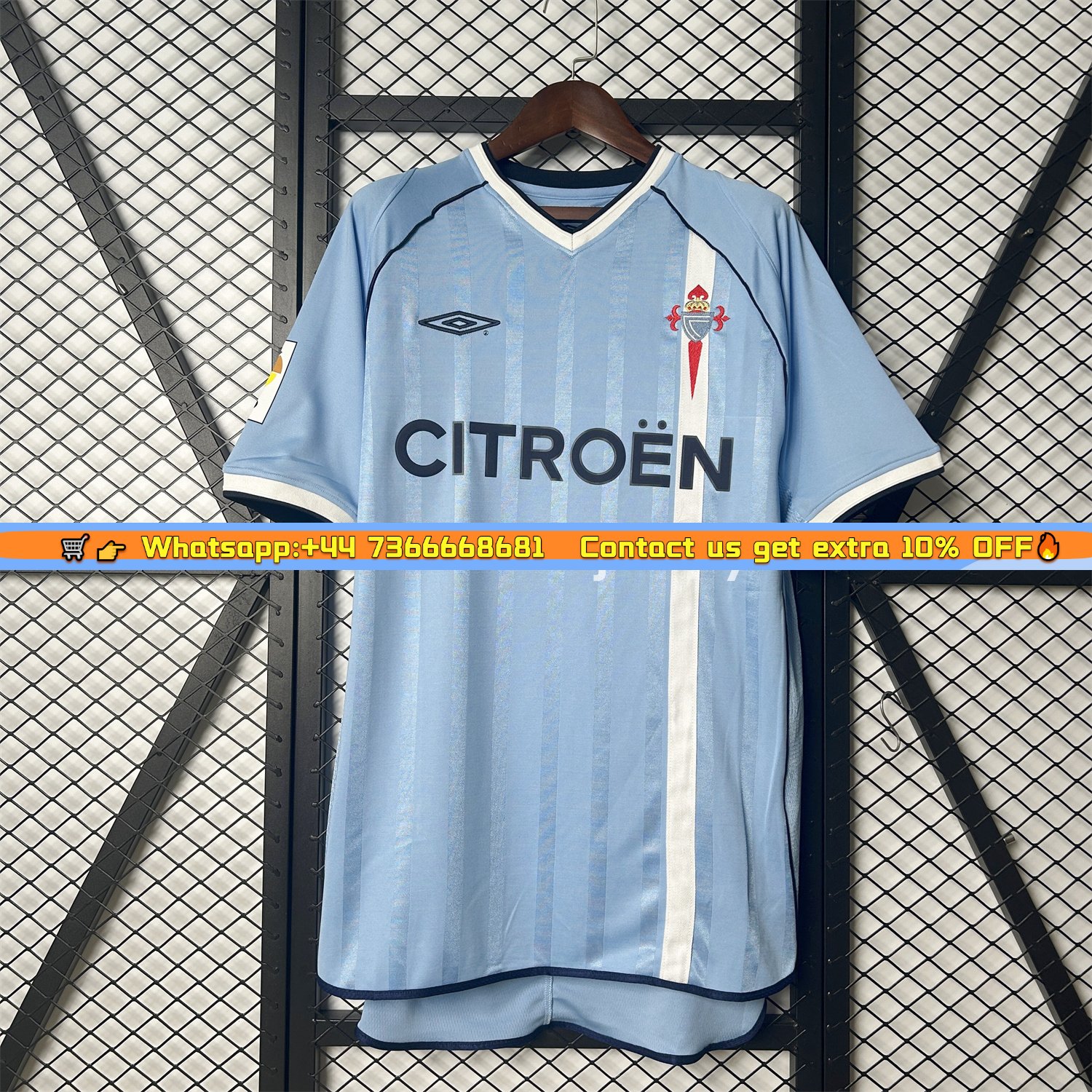 Retro Celta Vigo 2001-02 Home Jersey