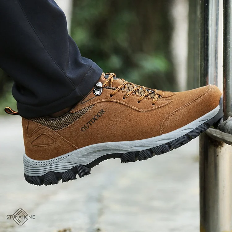 Men's Good Arch Support Outdoor Breathable Walking Shoes  Stunahome.com