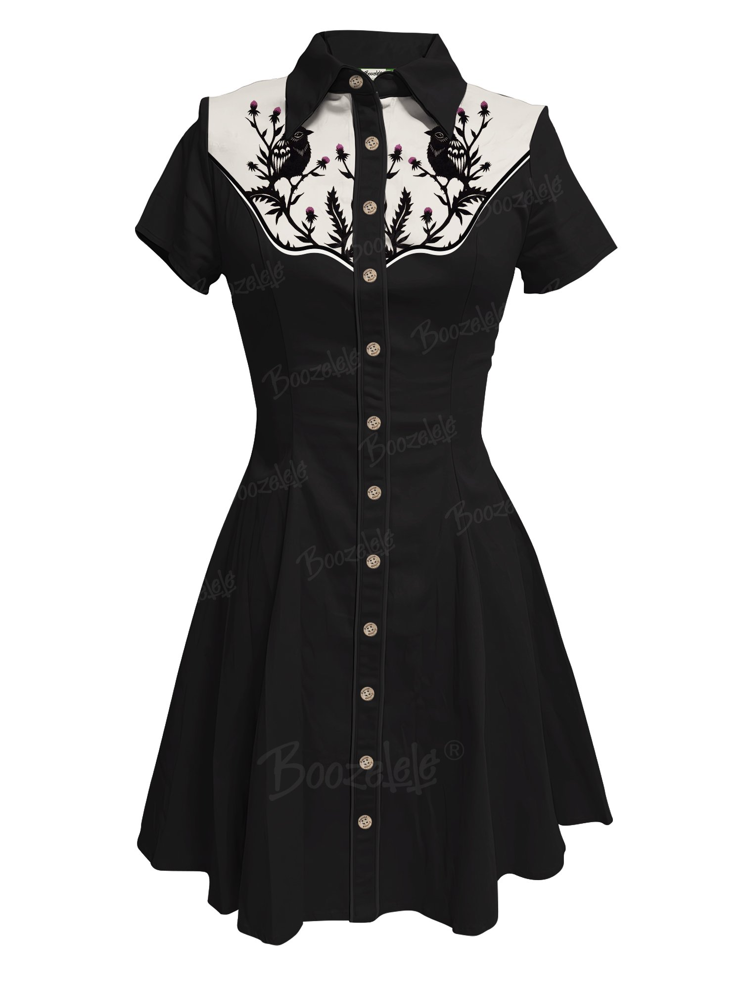 Vintage Flower - 100% Cotton Dress