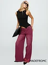 Paltrow Cargo Jeans Washed Burgundy