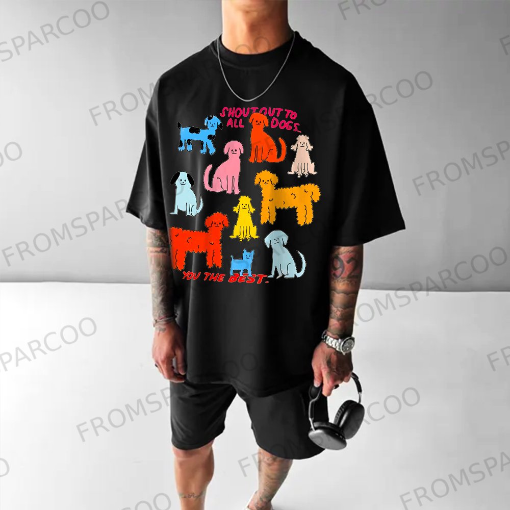 You are Best Dogs Unisex Oversized Print T-Shirt