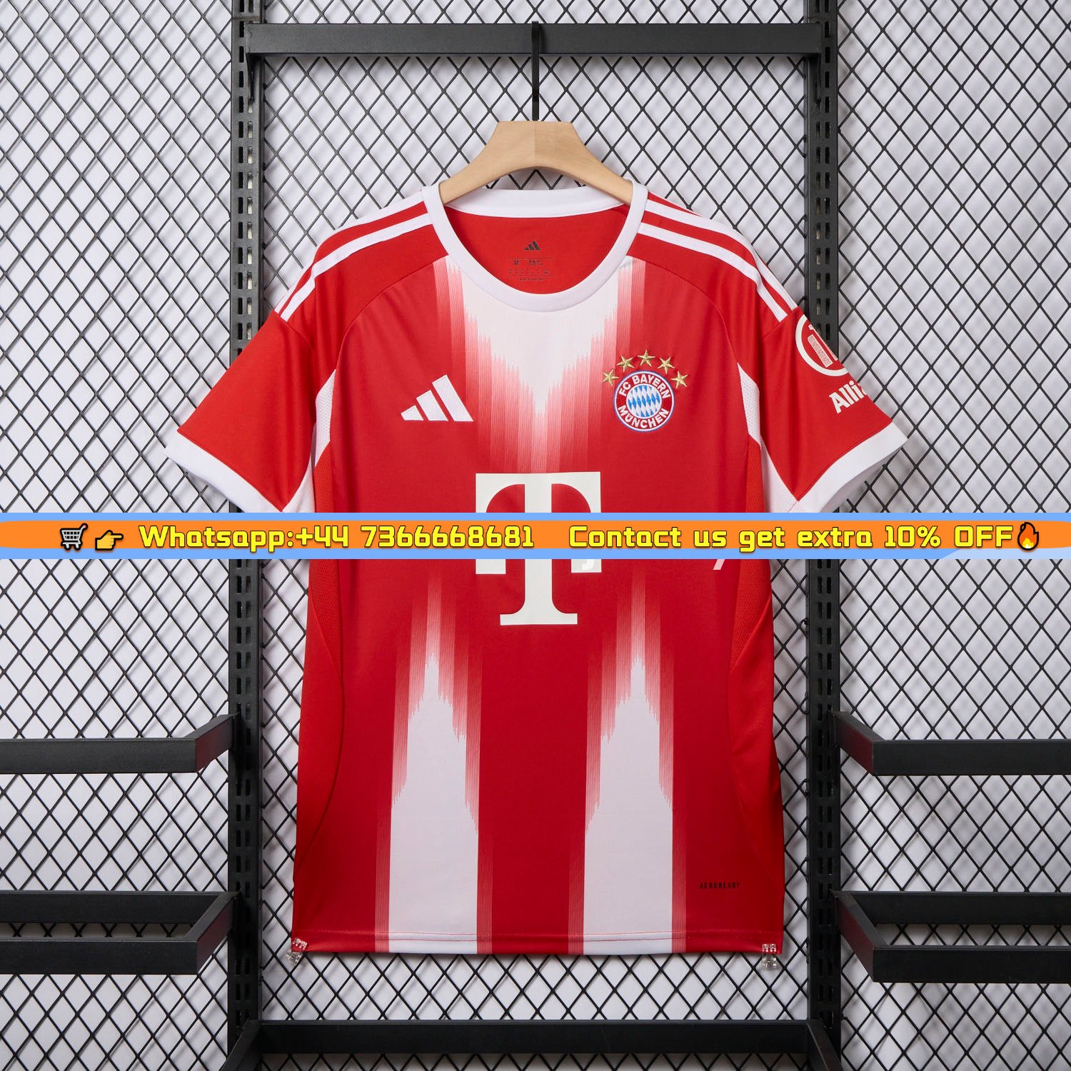 Bayern Munich 25-26 Pattern M Home Jersey(New Leaked Version) - Fans Version
