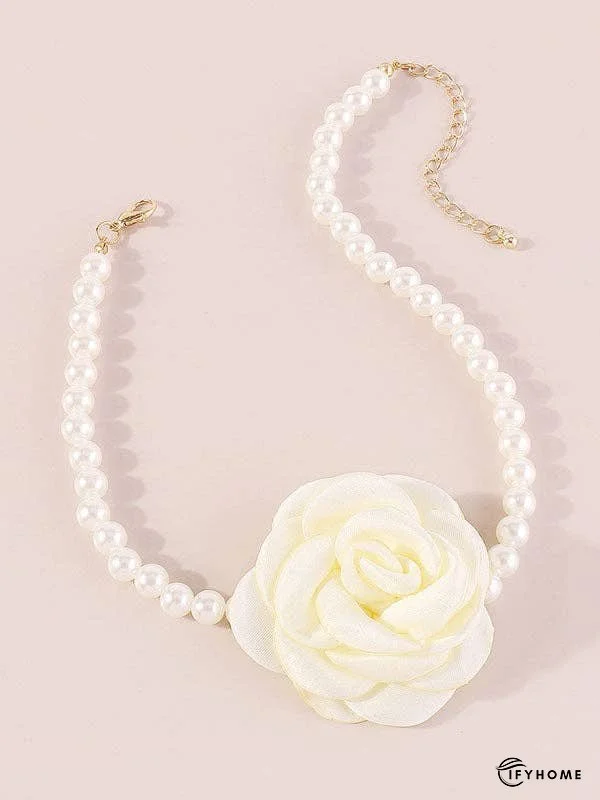 Three-Dimensional Flower Necklaces Accessories | IFYHOME