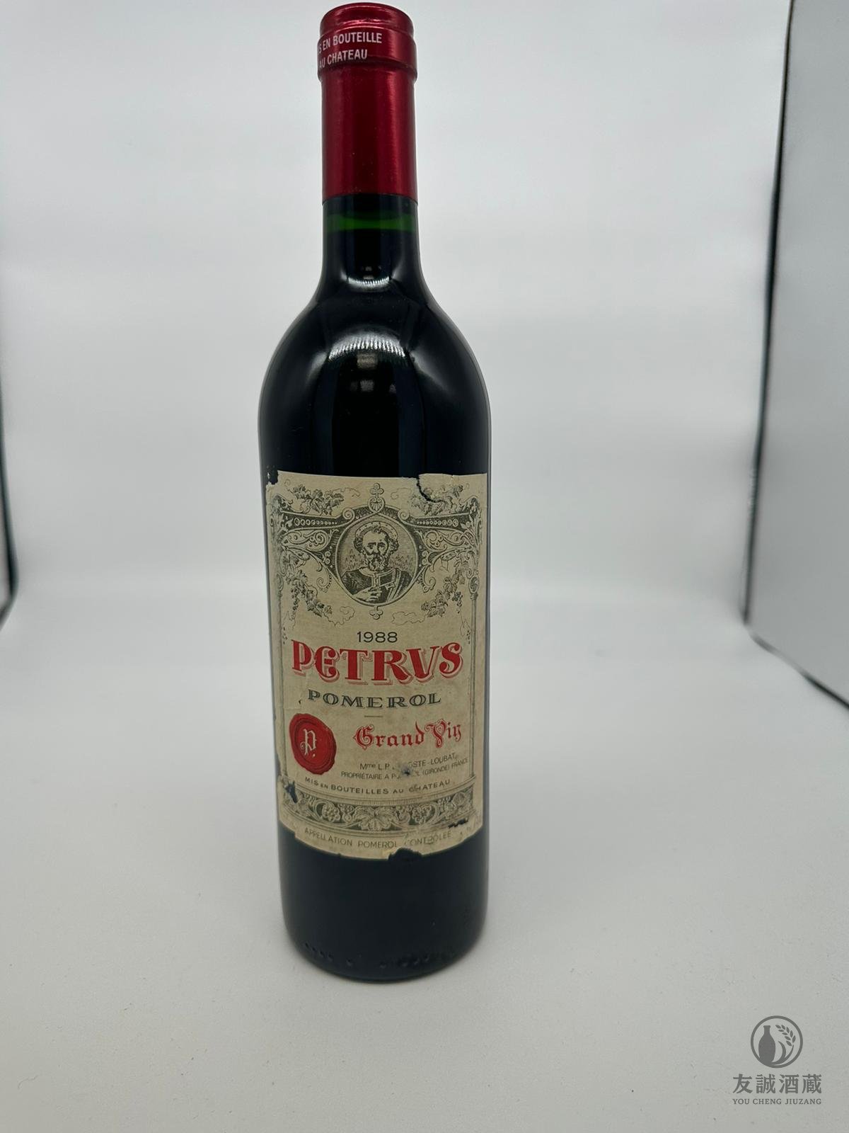 【A10697】柏圖斯 P&eacute;trus 1988｜經典年份｜多重瑕疵｜飲家價 友誠酒藏