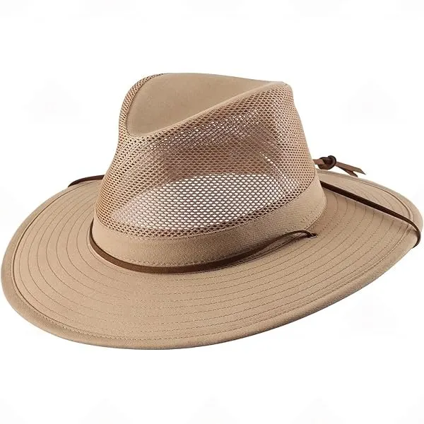 Home Prefer Cotton Summer Fedora Hat Wide Brim Sun Hats for Men Women UPF 50+ Sun Protection Cap for Fishing Hiking