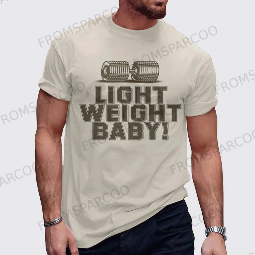 Casual Men's Printed Gym T-Shirt
