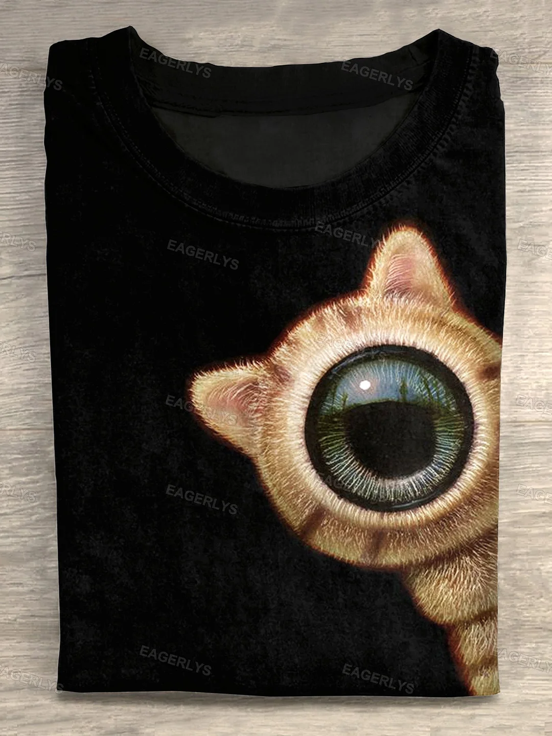 Eagerlys Funny Animal Abstract Art Print T-shirt Eagerlys