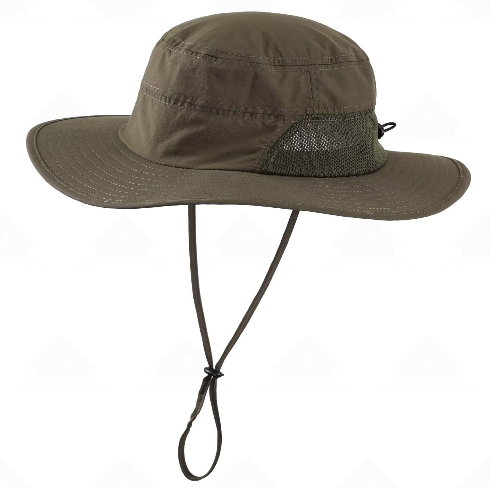 Home Prefer Men's UPF 50+ Wide Brim Boonie Hat Breathable Fishing Hiking Sun Hat